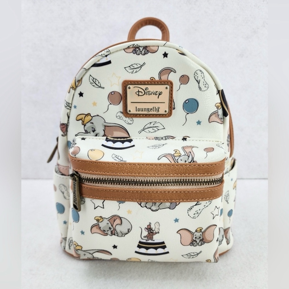 Loungefly Disney Dumbo Icon Print Mini Backpack
